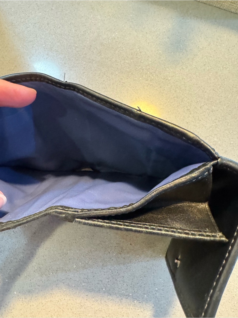Tumi Black Jacquard Signature Trifold Wallet - Picture 6 of 6